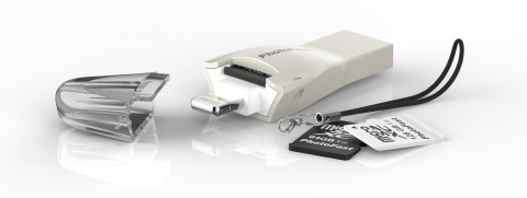 Photofast 4K iReader lettore di schede USB 3.2 Gen 1 (3.1 Gen 1)/Lightning Argento