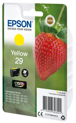 Epson Strawberry Cartuccia Fragole Giallo Inchiostri Claria Home 29