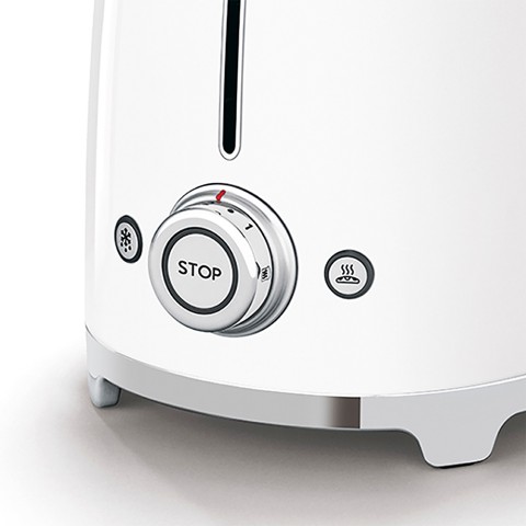 Smeg Tostapane 50's Style – Bianco LUCIDO 2x2 – TSF01WHEU