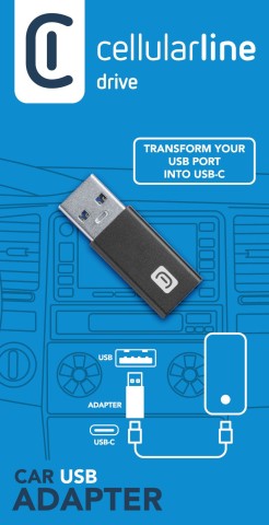 Cellularline Car USB Adapter Adattatore per auto