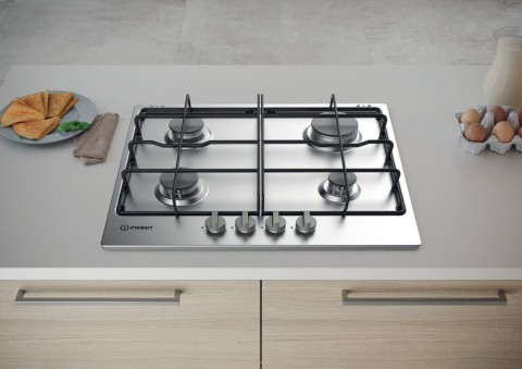 Indesit Piano cottura a gas THP 642 IX/I - THP 642 IX/I