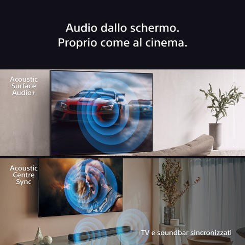 Sony BRAVIA 8 OLED 65 Pollici 4K HDR Google Smart TV (2024) | Gaming Menu per PlayStation 5, IMAX Enhanced, Dolby Vision Atmos, Chromecast, AirPlay, 120Hz 65XR83