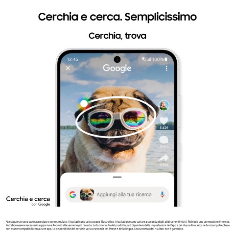 Samsung Galaxy S24 FE , Smartphone AI, 8GB RAM, 128GB, Graphite