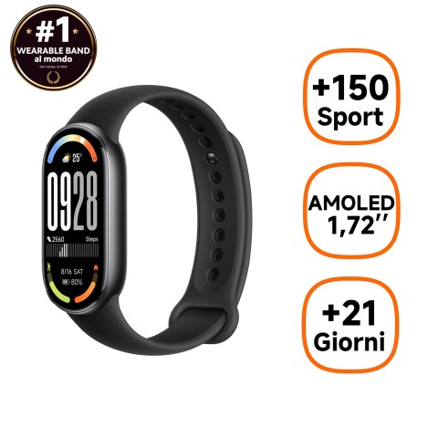 Xiaomi Band 10 AMOLED Braccialetto per rilevamento di attività 4,37 cm (1.72") Rosa
