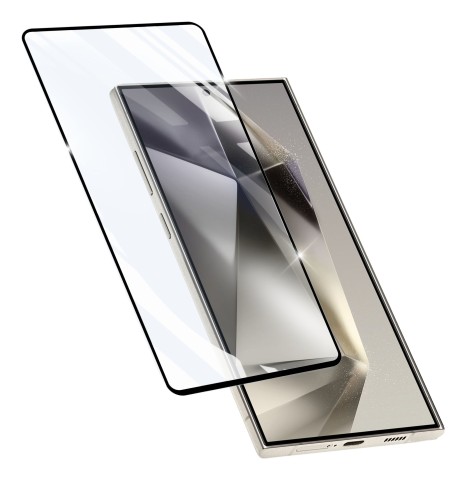 Cellularline Impact Glass Capsule - Galaxy S25 Ultra Vetro temperato resistente da bordo a bordo