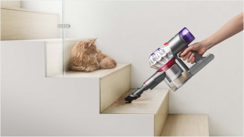Dyson V8 Aspirapolvere a bastone 2 in 1 Batteria Secco Senza sacchetto Nichel, Argento