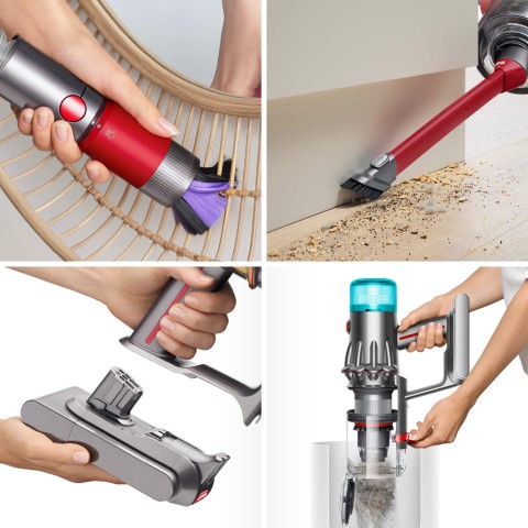 Dyson V12 Origin Aspirapolvere a bastone 2 in 1 Batteria Secco HEPA Senza sacchetto Nichel