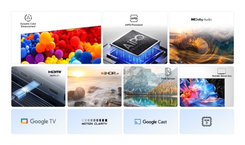 TCL Serie Smart TV 4K Ultra HD 50" 50P69K, Dolby Audio, HDR10+, Google TV