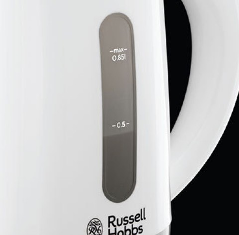 Russell Hobbs 23840-70 bollitore elettrico 0,85 L 1000 W Grigio, Bianco