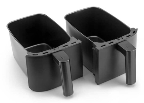 NutriBullet Air Fryer Double Bac Doppia 8 L Indipendente 2850 W Friggitrice ad aria calda Nero