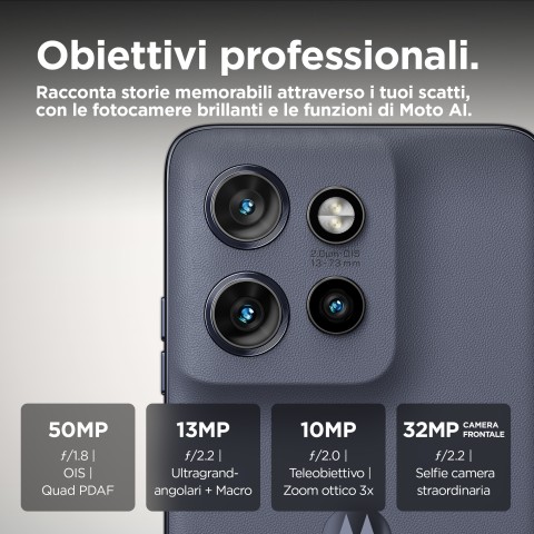 Motorola edge 50 Neo 16,1 cm (6.36") Doppia SIM Android 14 5G USB tipo-C 8 GB 256 GB 4310 mAh Grigio
