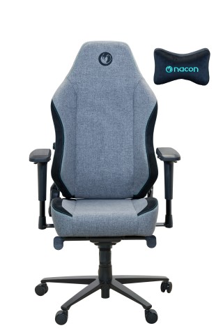 NACON PCCH-700 sedia per videogioco Sedia per gaming universale Seduta imbottita Nero, Grigio
