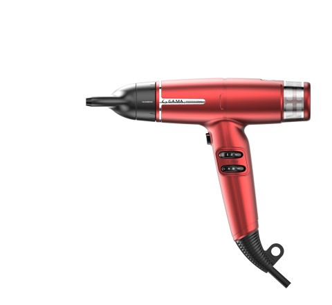GA.MA Phon iQ Lite: leggero 316 grammi, ultracompatto, 1500 W, Tecnologia agli Ioni e Ossigeno Attivo, Motore Brushless a lunga durata, Effetto Anti Crespo, Sei combinazioni di temperatura e velocità, Pulsante Aria Fredda, Silenzioso, Accessori esclusivi