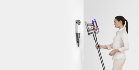 Dyson V8 Advanced Aspirapolvere a bastone 2 in 1 Batteria Secco Senza sacchetto Nichel, Argento