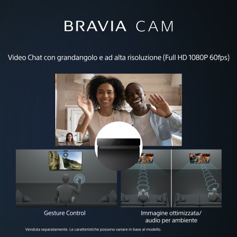 Sony XR-55A80L 139,7 cm (55") 4K Ultra HD Smart TV Wi-Fi Nero