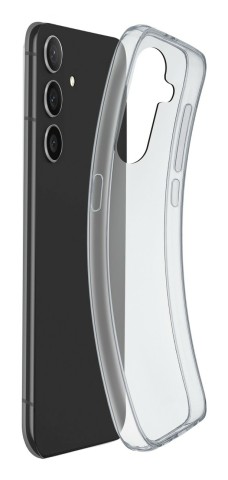 Cellularline Fine - Galaxy A55 5G Cover in gomma morbida ultra sottile e trasparente