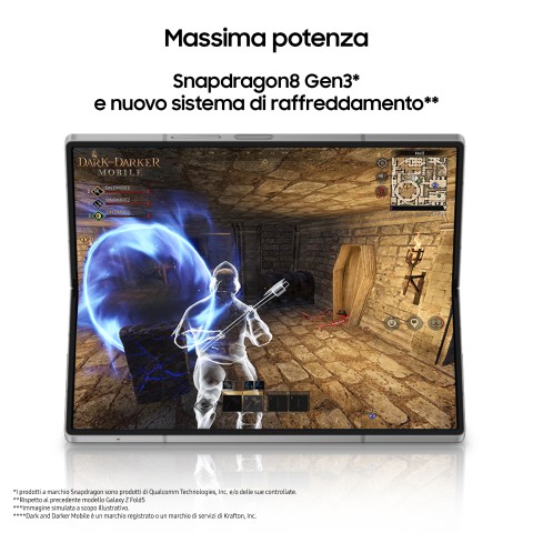Samsung Galaxy Z Fold6 Smartphone AI, 512GB, RAM 12GB, Display 6,3"/7,6" Dynamic AMOLED 2X, Pink