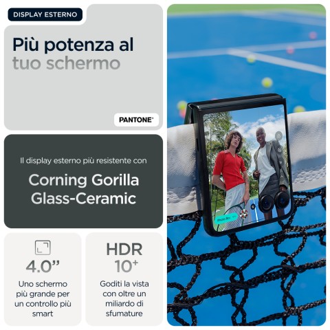 Motorola razr 60 Ultra con Moto AI (16/512GB, 50+50MP, selfie 50MP, display esterno 4.0" interno 7" pOLED 165Hz, Qualcomm Snapdragon 8 Elite, 4700mAh, 5G, Dual SIM, Android 15) PANTONE Scarab
