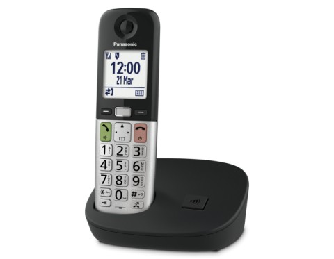 Panasonic KX-TGU410EXB telefono Telefono DECT Identificatore di chiamata Nero, Argento