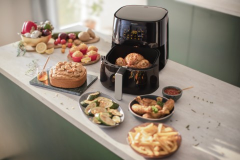 Philips 3000 series Airfryer XL 6.2L, Friggitrice ad aria 14-in-1, App per ricette HD9270/70