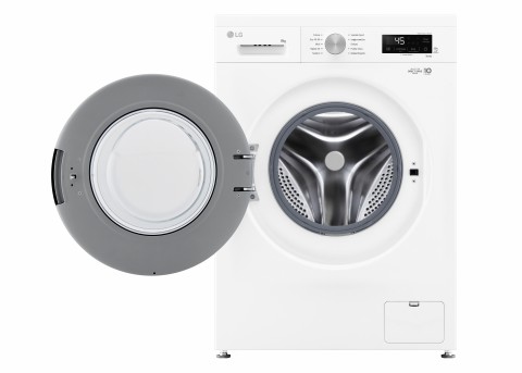 LG F4NX1008NWK Lavatrice smart 8kg, Classe A, 1400 giri, 6 Motion, Allergy Care, Bianca