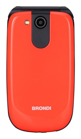 Brondi Raptor 7,11 cm (2.8") 106 g Nero, Arancione Telefono per anziani