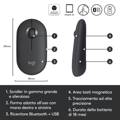 Logitech Pebble M350