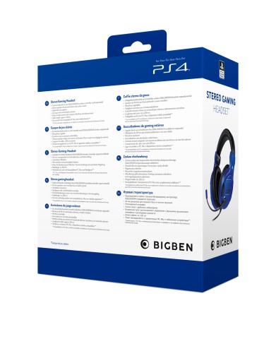 Bigben Interactive PS4OFHEADSETV3G Auricolare Cablato A Padiglione Gaming Blu