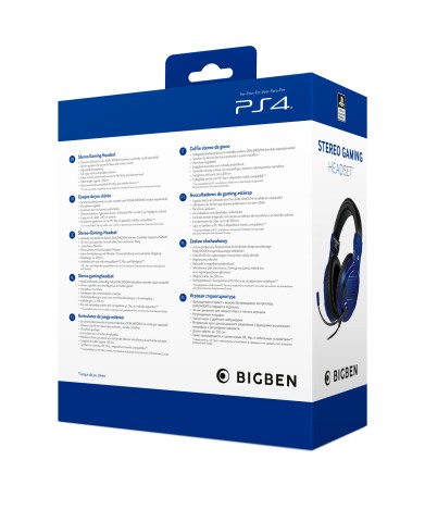 Bigben Interactive PS4OFHEADSETV3G Auricolare Cablato A Padiglione Gaming Blu