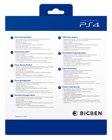 Bigben Interactive PS4OFHEADSETV3G cuffia e auricolare Cablato A Padiglione Gaming Mimetico