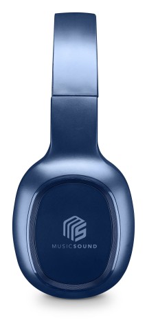 Music Sound Basic Cuffia on-ear Bluetooth dotata di remote control e microfono