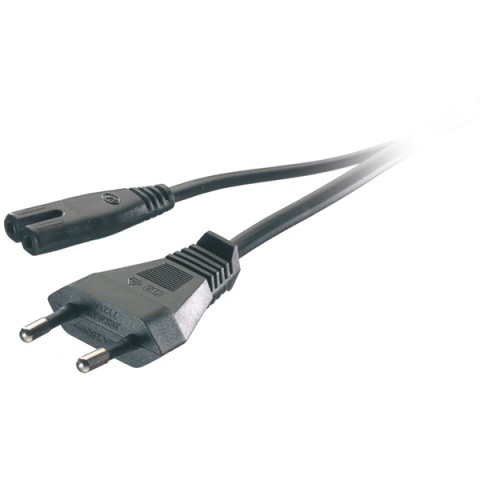 Vivanco 46/80 125B Nero 1,25 m Accoppiatore C7 CEE7/16