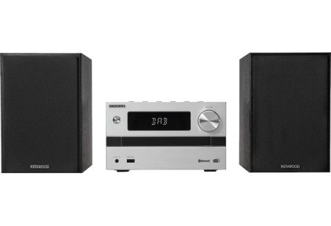 Kenwood M-720DAB set audio da casa Microsistema audio per la casa 25 W Nero, Argento