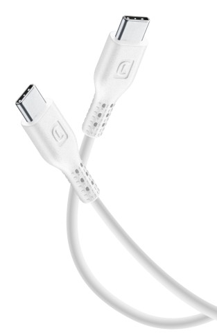 Cellularline Power Cable 120cm - USB-C to USB-C Cavo USB-C to USB-C per ricarica e trasferimento dati