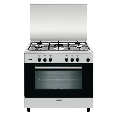 Glem Gas AN965GI cucina Elettrico/Gas Acciaio inox