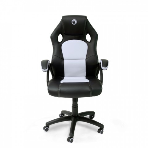 NACON PCCH-310 Sedia per gaming universale Seduta imbottita Nero, Bianco