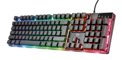 Trust GXT 835 Azor tastiera Gaming USB QWERTY Italiano Nero
