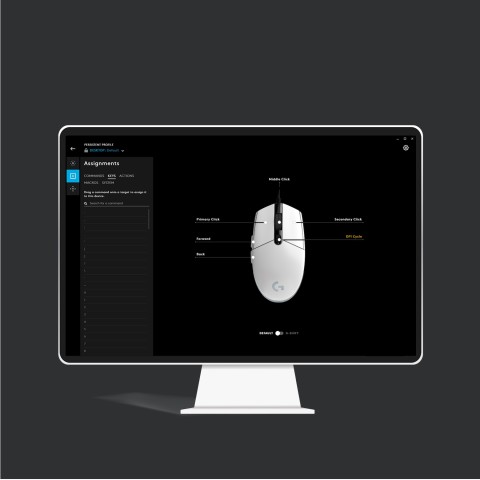 Logitech G 910-005796 mouse Gaming USB tipo A 8000 DPI