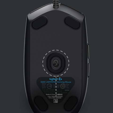 Logitech G 910-005796 mouse Gaming USB tipo A 8000 DPI