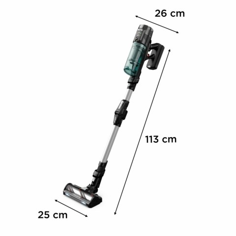 Rowenta RH9A32 Aspirapolvere a bastone 2 in 1 Batteria Secco Senza sacchetto Alluminio, Verde