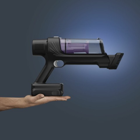 Rowenta RH6A35 Aspirapolvere a bastone 2 in 1 Batteria Secco Senza sacchetto Viola, Argento