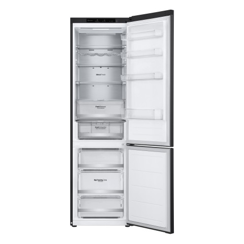 LG GBV7280DEV Frigorifero combinato, Classe D, 387L, Fresh Converter, Porte piatte, Nero