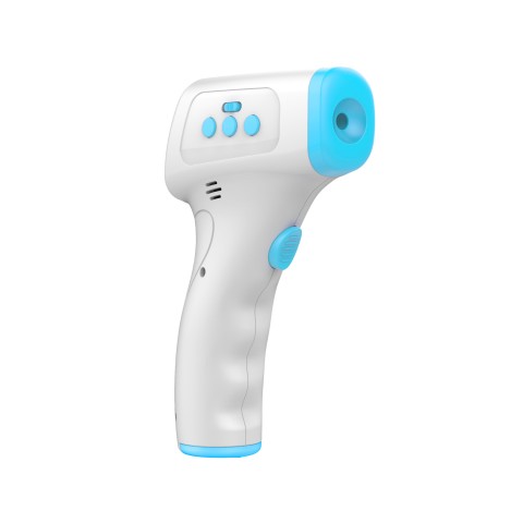 Techmade TM-JH-802 termometro digitale per corpo Termometro a rilevamento remoto Blu, Bianco Fronte Pulsanti