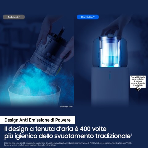 Samsung Clean Station VCA-SAE90A Stazione di pulizia Aspirapolvere elettrica