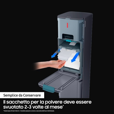Samsung Clean Station VCA-SAE90A Stazione di pulizia Aspirapolvere elettrica