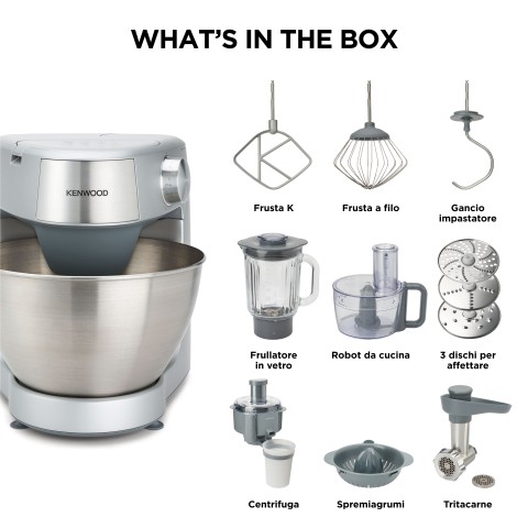 Kenwood Prospero+ KHC29P0SI Impastatrice planetaria 1000W 4.3L