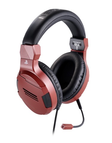 Bigben Interactive PS4OFHEADSETV3R cuffia e auricolare Cablato A Padiglione Gaming Rosso