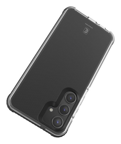 Cellularline Tetra Force Strong Guard - Galaxy S25 Ultra Custodia flessibile ultra-protettiva, anti-shock con tecnologia antibatterica Microban® integrata
