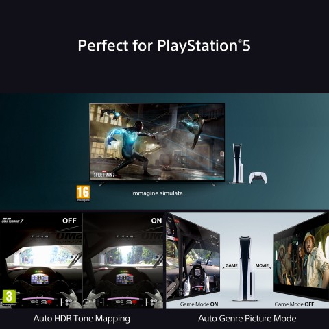 Sony BRAVIA 8 OLED 65 Pollici 4K HDR Google Smart TV (2024) | Gaming Menu per PlayStation 5, IMAX Enhanced, Dolby Vision Atmos, Chromecast, AirPlay, 120Hz 65XR83