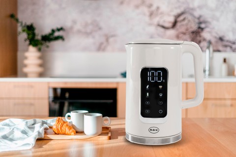 RGV 00000111420 bollitore elettrico 1,7 L 2200 W Nero, Bianco